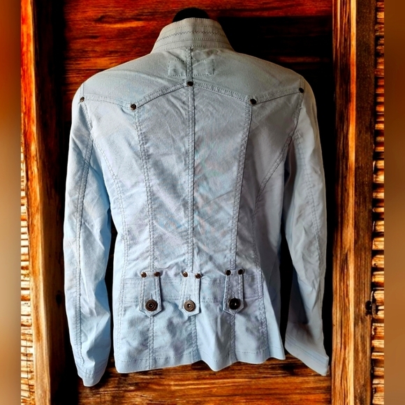 Vintage San Francisco Baby Blue 2 Piece Jacket & Pleated Skirt Set - Picture 3 of 15